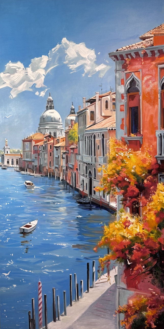 Painting for sale online - Light Alley of Venice