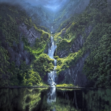 Painting for sale online - Waterfall