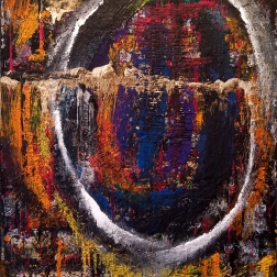 Painting for sale online - Cross and oval