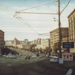 Painting for sale online -  Malaia Suharevskaia square (Moscow Series)