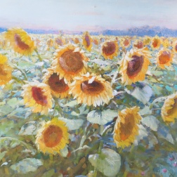 Painting for sale online - Sunflowers 