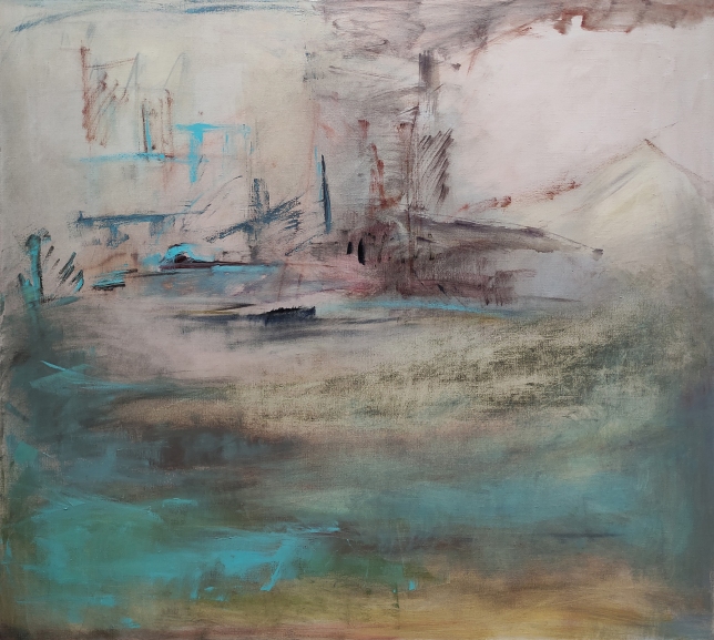 Painting for sale online - Warm October Copper House
