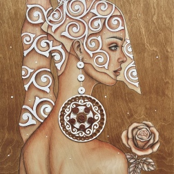 Painting for sale online - Januarys Bride