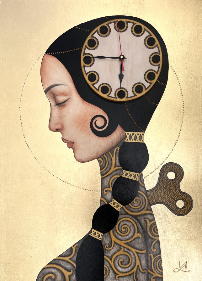 Painting for sale online - Хранительница времени I