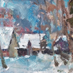 Painting for sale online - Winter fairy tale