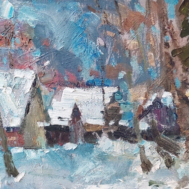Painting for sale online - Winter fairy tale