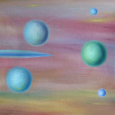 Painting for sale online - The Pink Space