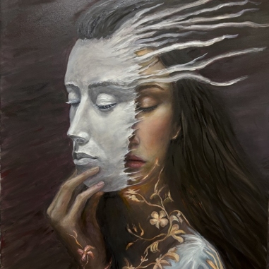 Painting for sale online - When a woman takes off her mask