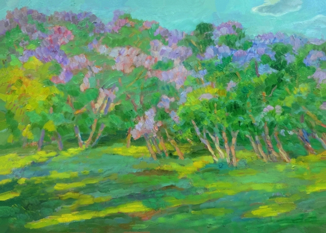 Painting for sale online - Сирень