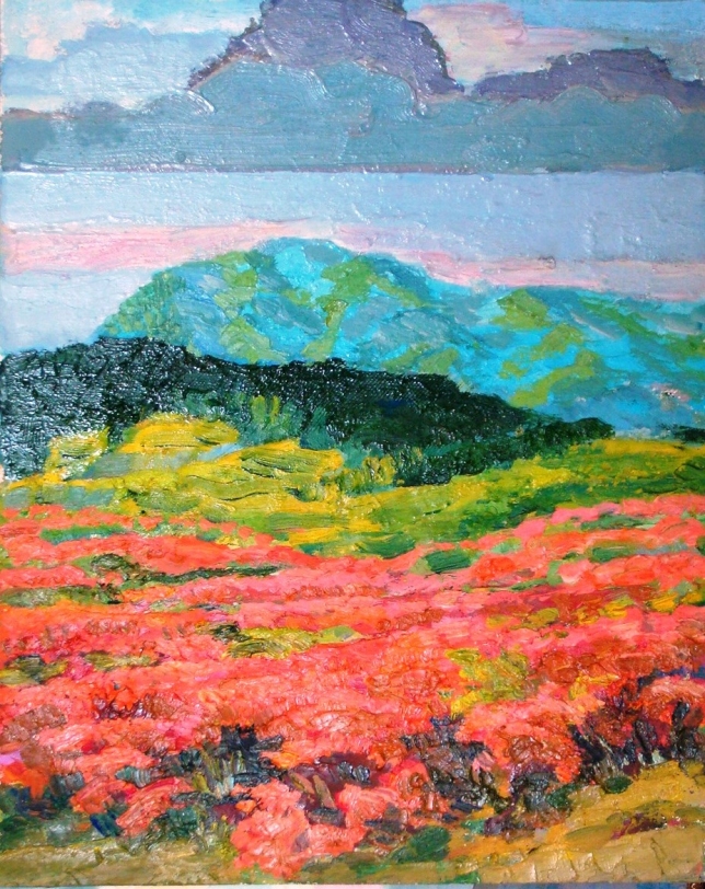 Painting for sale online - Цветущая долина