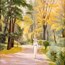 Painting for sale online - В осеннем парке