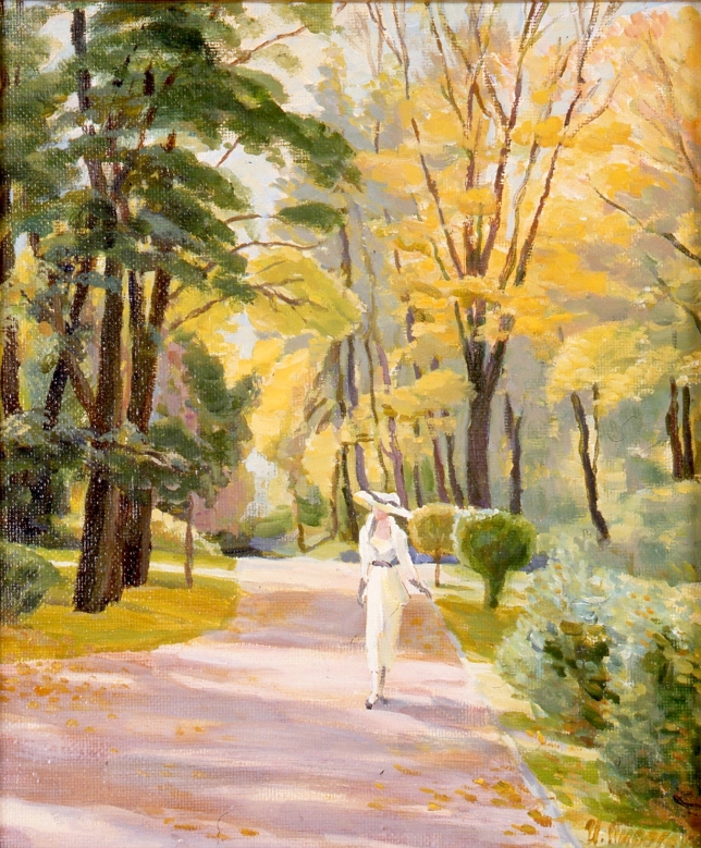 Painting for sale online - In the autumn park