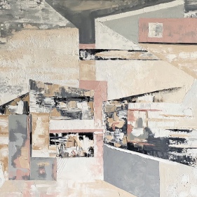 Painting for sale online - Houses of old Moscow 