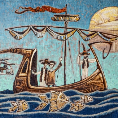 Painting for sale online - Big moon