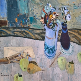 Painting for sale online - Still life with a letter