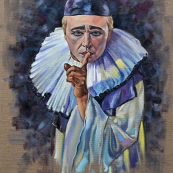 Painting for sale online - Be silent