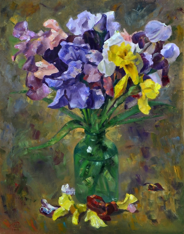 Painting for sale online - Irises