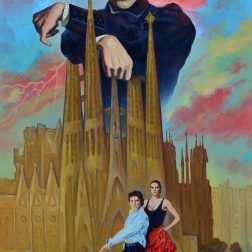 Painting for sale online - Dedicated to the great Antonio Gades 