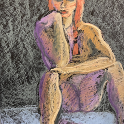 Painting for sale online - Redhead