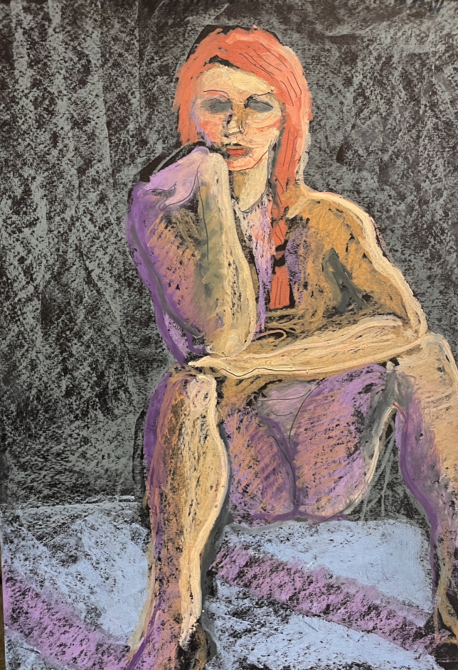Painting for sale online - Redhead