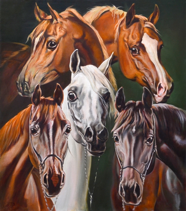 Painting for sale online - Horses