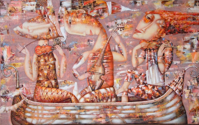 Painting for sale online - Carnival of Magic Strings