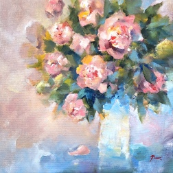 Painting for sale online - Pink and Blue