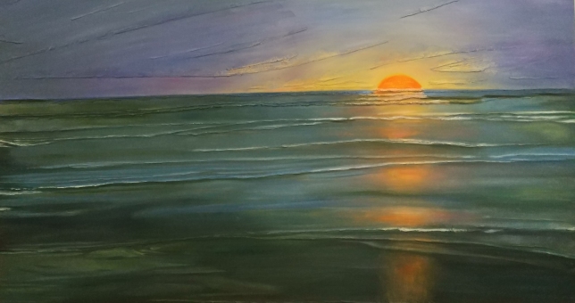 Painting for sale online - Evening tranquility