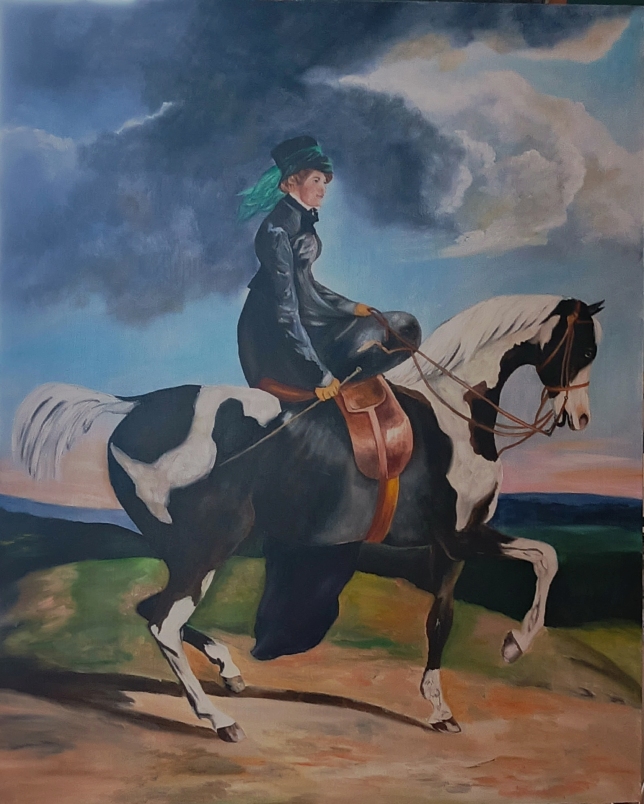 Painting for sale online - Rider
