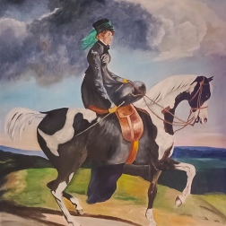 Painting for sale online - Rider