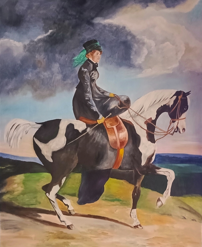 Painting for sale online - Rider