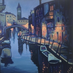 Painting for sale online - Пейзаж Вечер