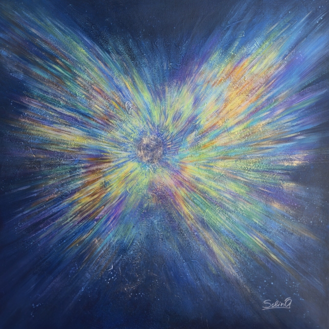 Painting for sale online - Rainbow Nova