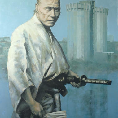 Painting for sale online - Concrete samurai