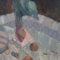 Painting for sale online - Still life with wormwood and persimmon