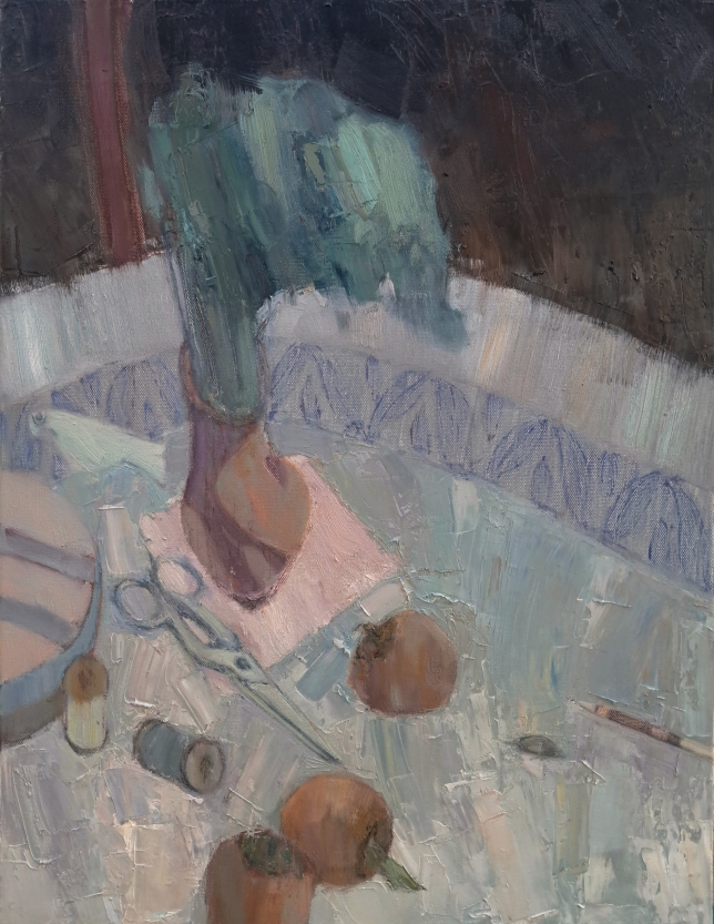 Painting for sale online - Still life with wormwood and persimmon