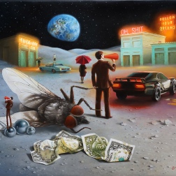 Painting for sale online - A Dream on a Moonlit Night