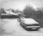 Painting for sale online - Old Yards 40