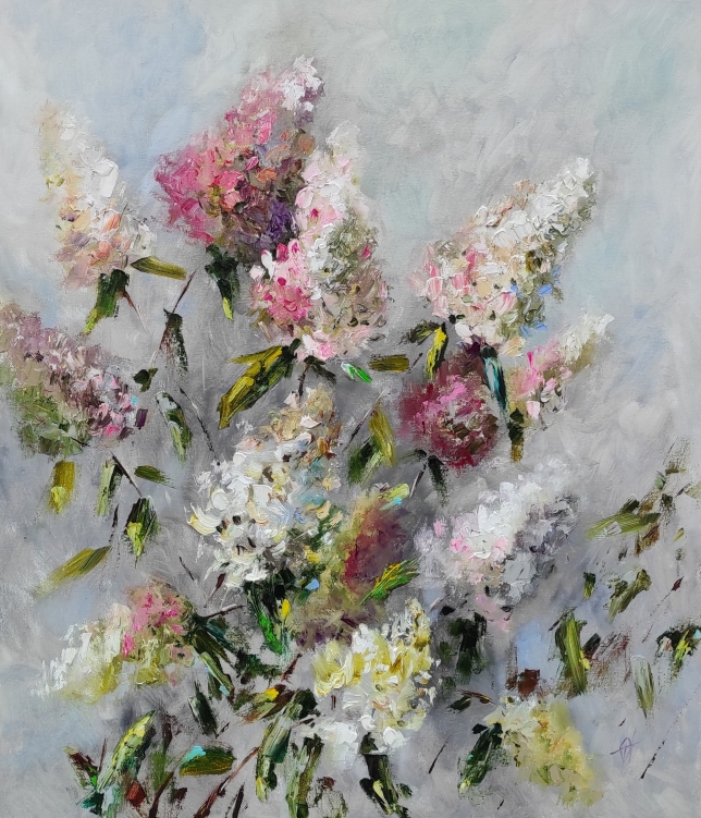 Painting for sale online - Hydrangea