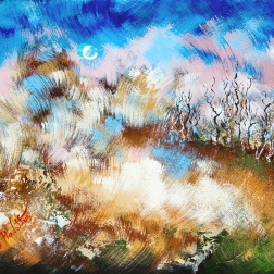 Painting for sale online - Wild boar hunting