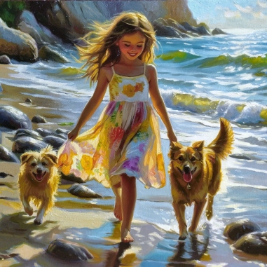 Painting for sale online - True friends