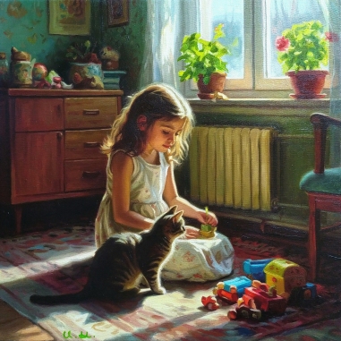 Painting for sale online - Morning get-togethers