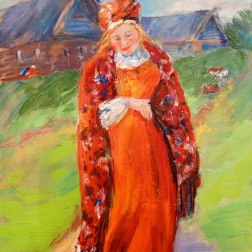 Painting for sale online - Dressed up for a party