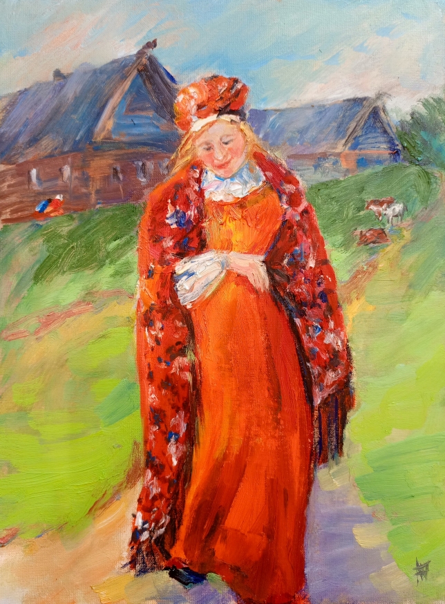 Painting for sale online - Dressed up for a party