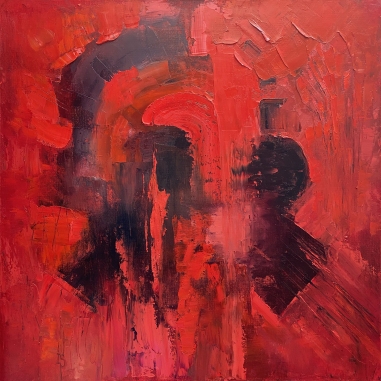 Painting for sale online - Red starts and wins