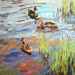 Painting for sale online - Ducks