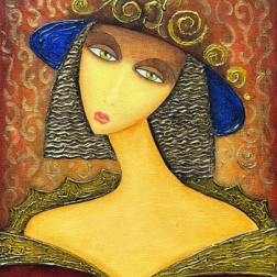 Painting for sale online - Mysterious eyes 