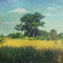 Painting for sale online - Klyazma floodplain