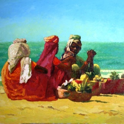 Painting for sale online - Women of Goa 21