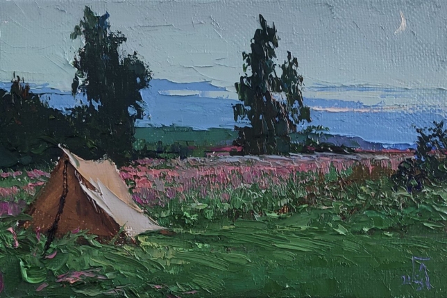 Painting for sale online - Time to rest